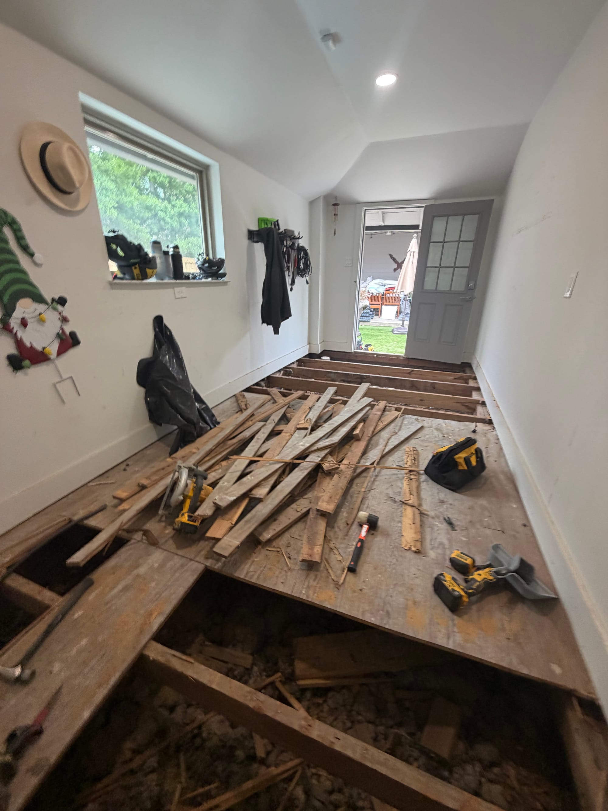 City code said save it. The termites said good luck.